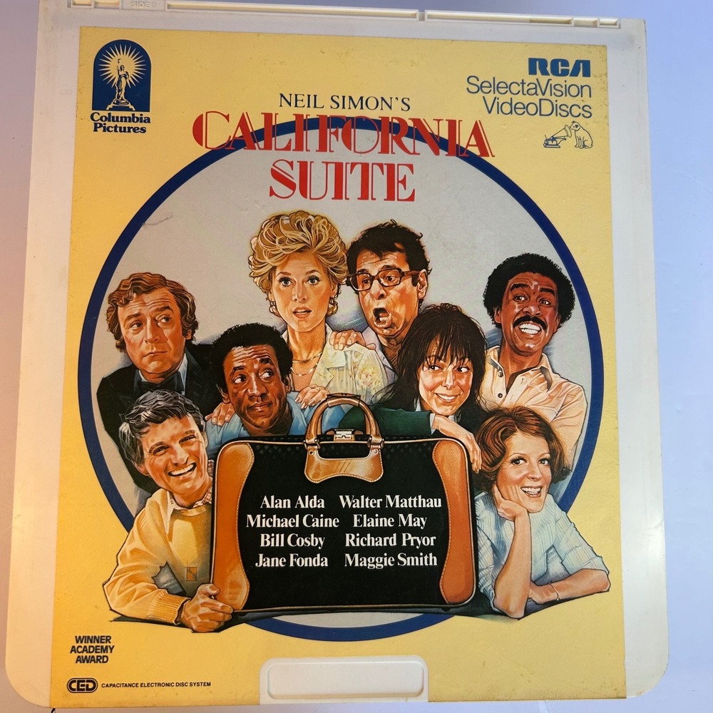 California Suite RCA SelectaVision CED VideoDisc Movie Comedy Alan‎ Alda